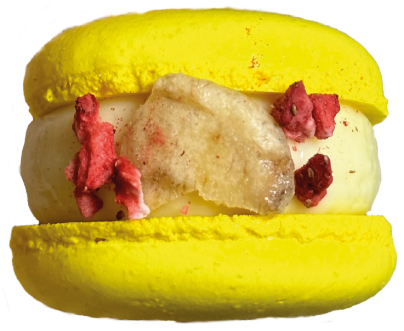 MACARON банан-клубника