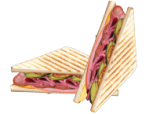 Сэндвич-Lux три мяса